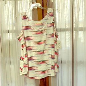 Cute sleeveless faded glory top size XXL